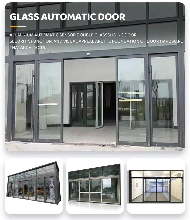 High Quality Automatic Sliders Auto Close Sliding Door for Luxury Hotels