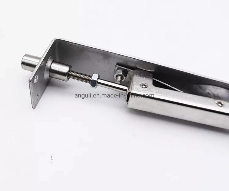 Stainless Steel Tower Bolt Unequal Double Door Concealed Latches Security Lock Heavy Duty Flush Door Bolt