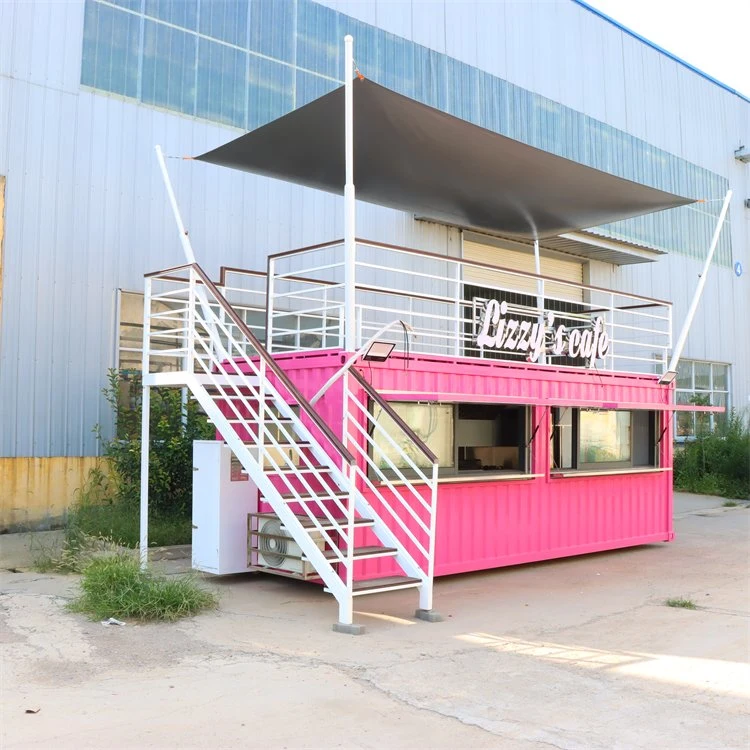 Outdoor Customized Prefabricated Design Container House Coffee Shop Bar