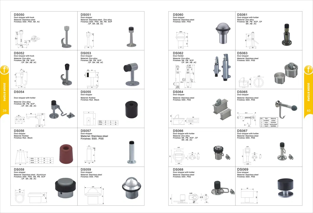 Cheaper and Stronger Door Iron Window Tower Bolt-Latch