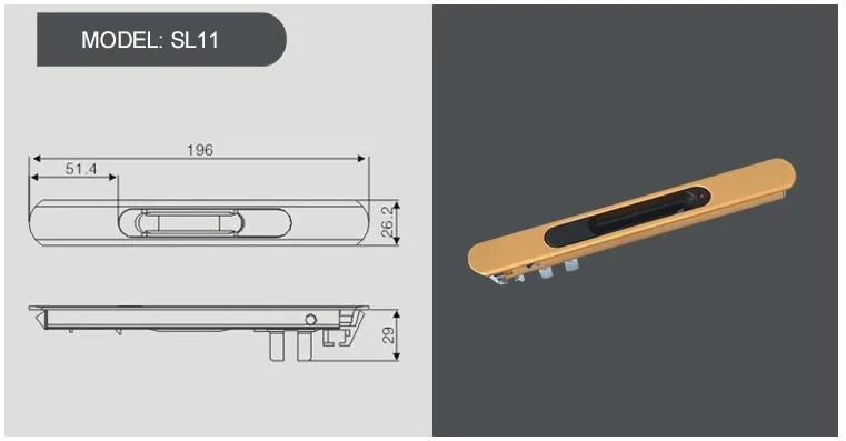 Factory Directly Selling Aluminium Sliding Window Safety Lock