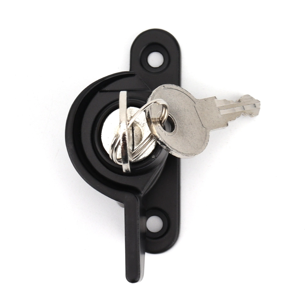 Security Aluminum Alloy Crescent Lock with Hook Sliding Window Lock