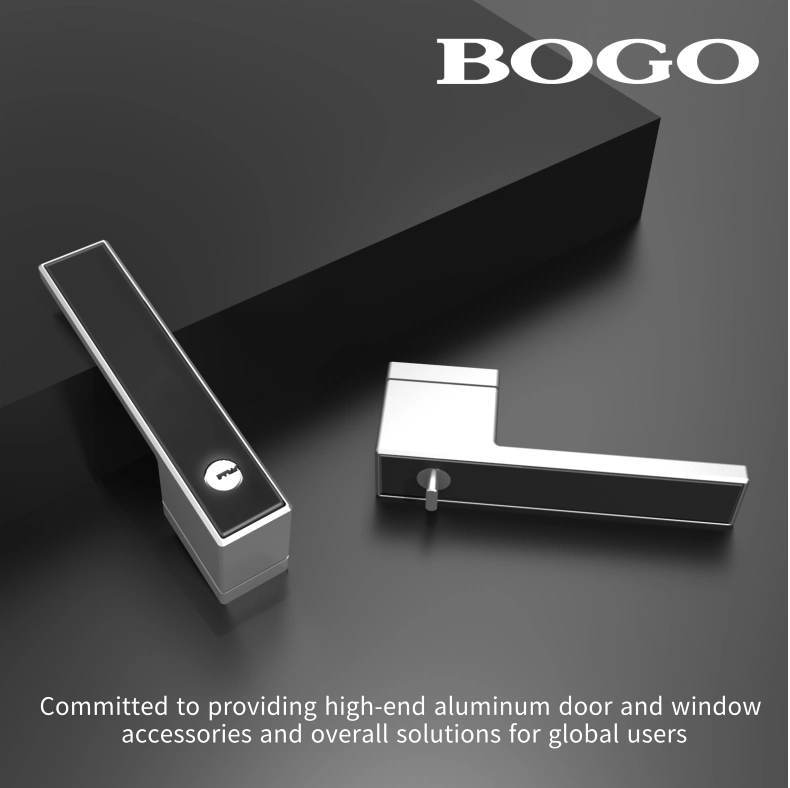 Zinc Alloy Casement Sliding Window Handle Lock with Anodized Silver