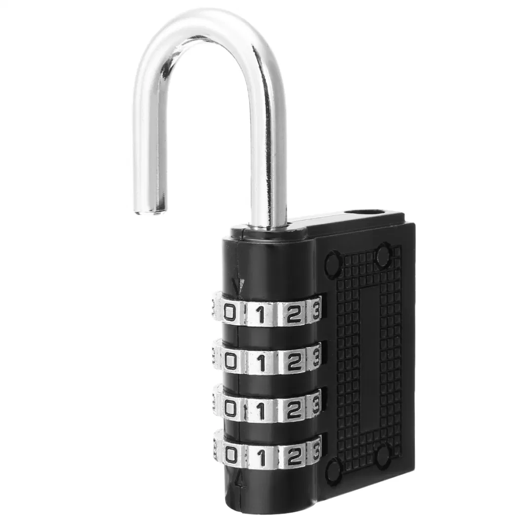 Combination Lock 4 Digital Outdoor Waterproof Padlock for School Gym Locker