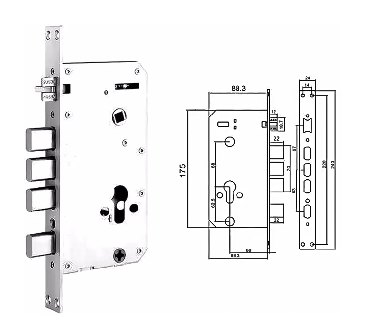 Tuya Fingerprint 3D Face Recognition Smart Door Lock with Camera Door Bell