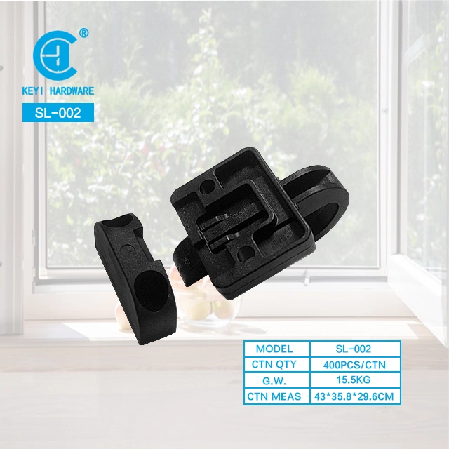 Keyi Metal Sliding Window Crescent Lock Plastic Window Lock Plastic Lock