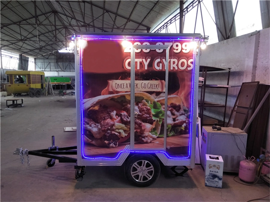 1.8 Meter Towable Food Cart Mobile Bar