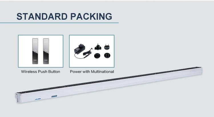 Sensor Active Mini Remote Control Sliding Motor Drive for Balcony