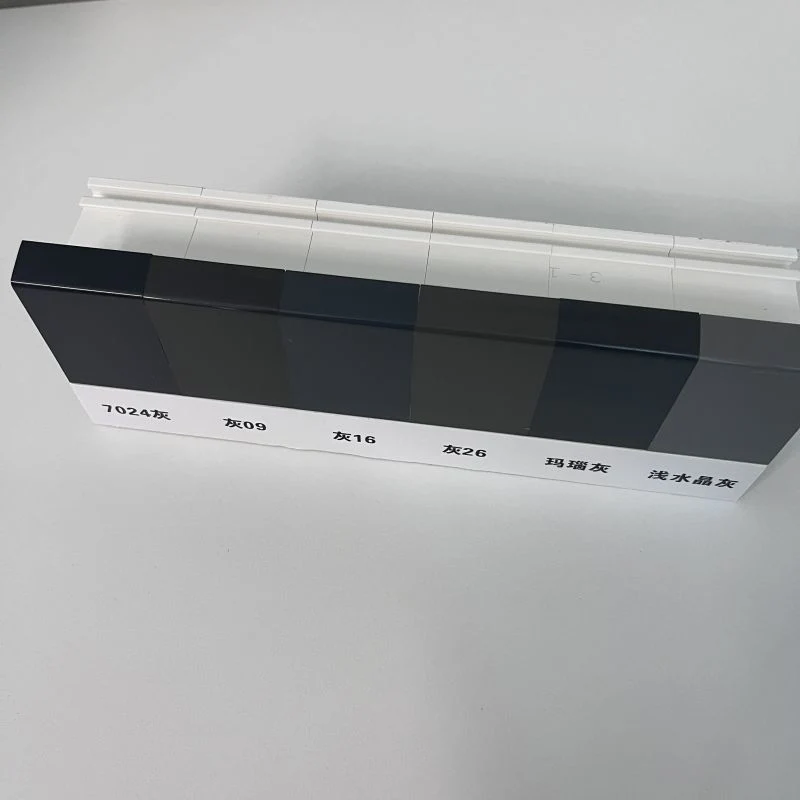 Gkbm New 60b Casement Windows UPVC Profiles Gray