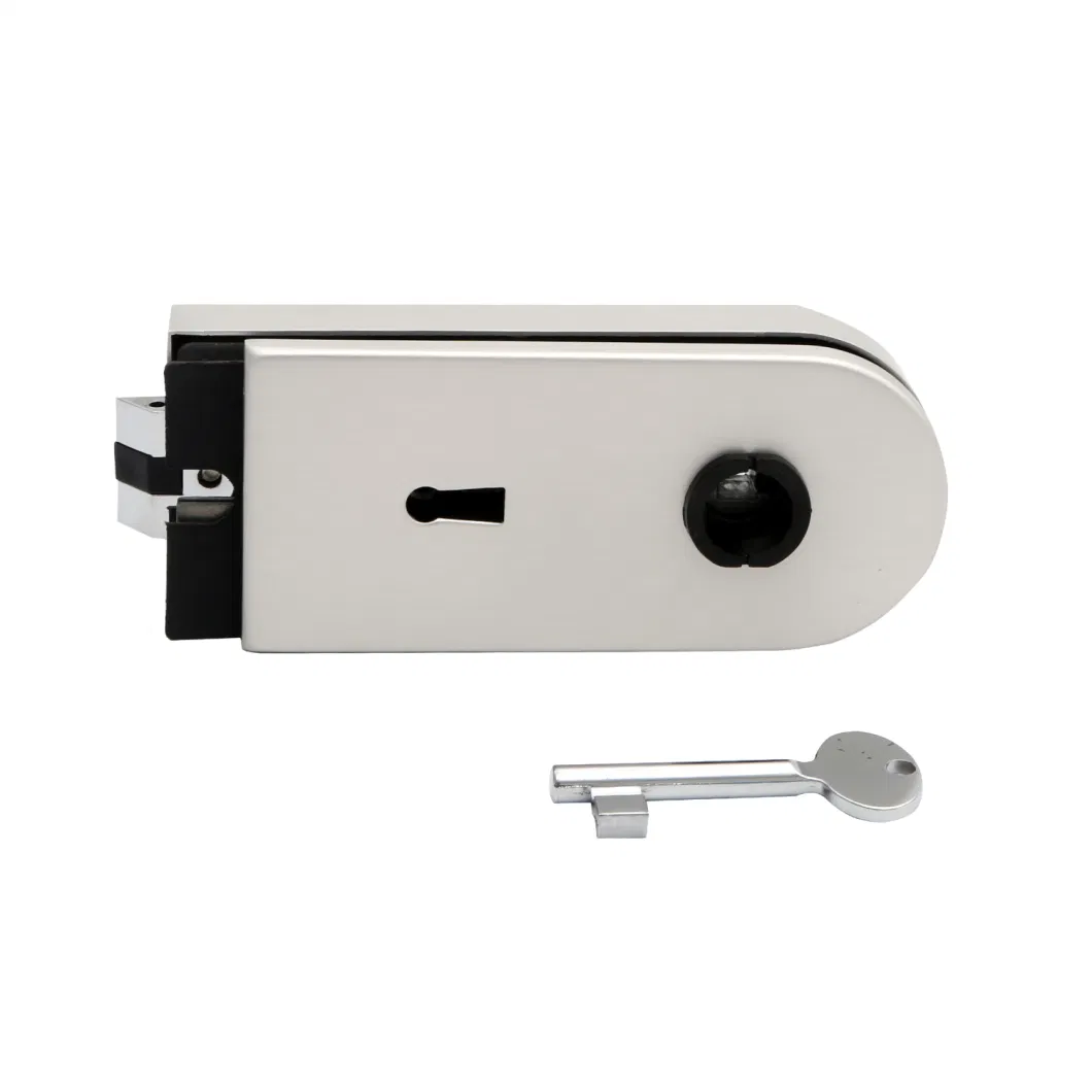 Door Handle Lock Stainless Steel Household Door Lock, Glass Door Lock, Office Door Lock, Double Hole Glass Door Lock
