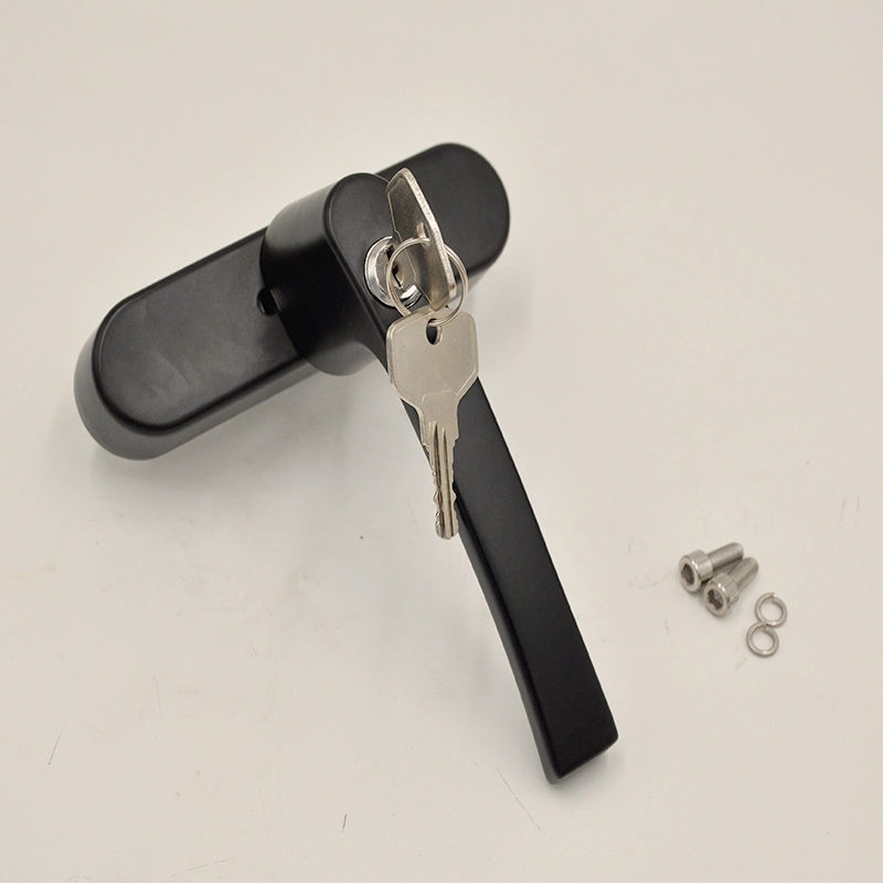 High Quality Lockable Aluminum Alloy Window Handle with Keys