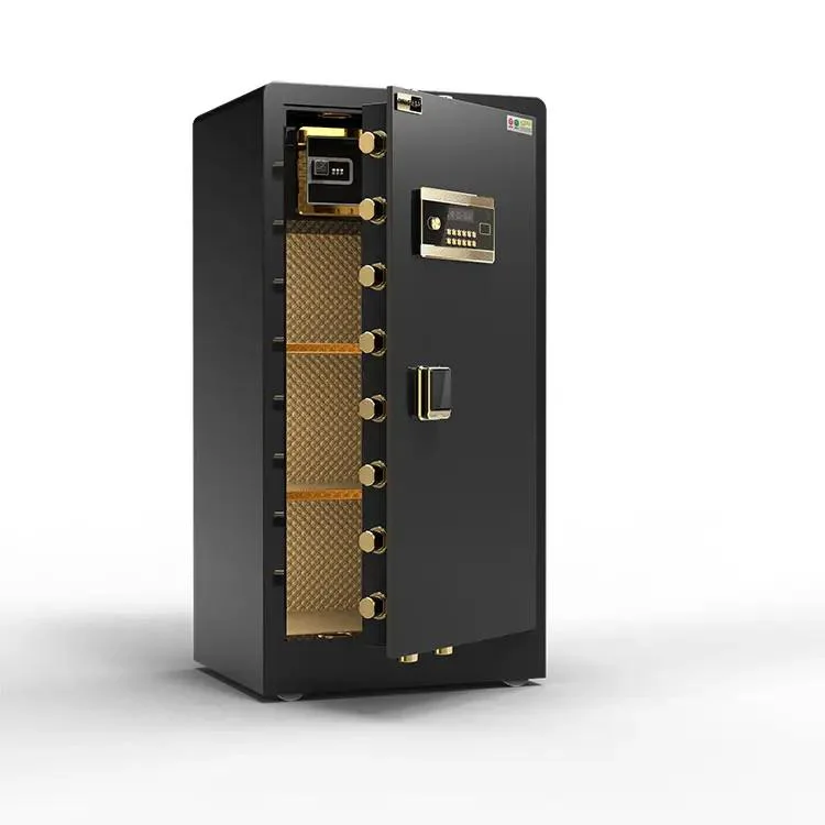 Smart Home Electronical Portable Mini Safe Box Password Biometric Money Jewelry Safe Deposit Box