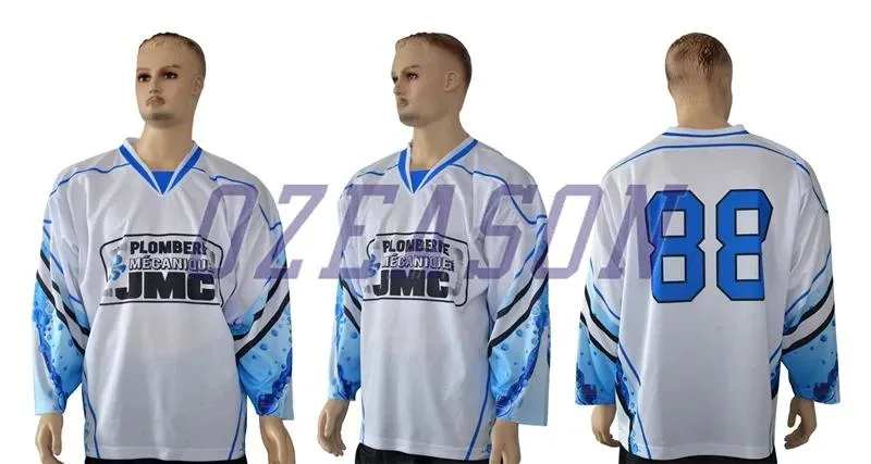 Goalie Hockey Jersey Team Set Sublimation Blank Custom Ice Hockey Hoodies