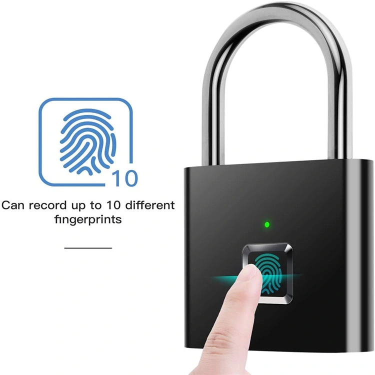 Fingerprint Padlock, Fingerprint Smart Lock Waterproof Keyless