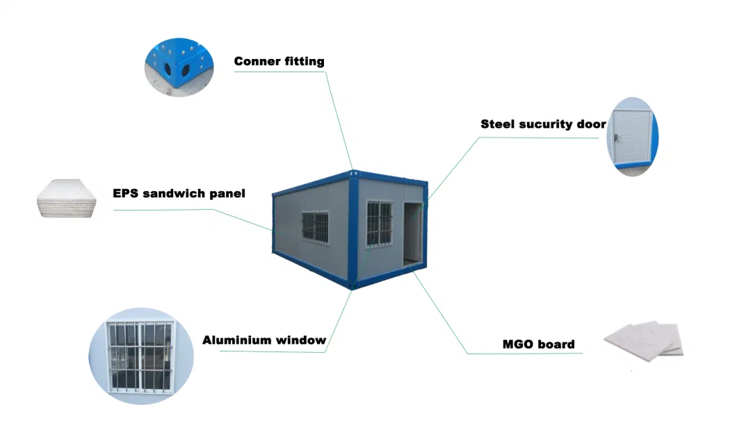 Reefer Construction Nice Prefabricated Container House Shop Mobile Coffee Bar Bars, Modular Coffee Shop 2bedroom Prefab House