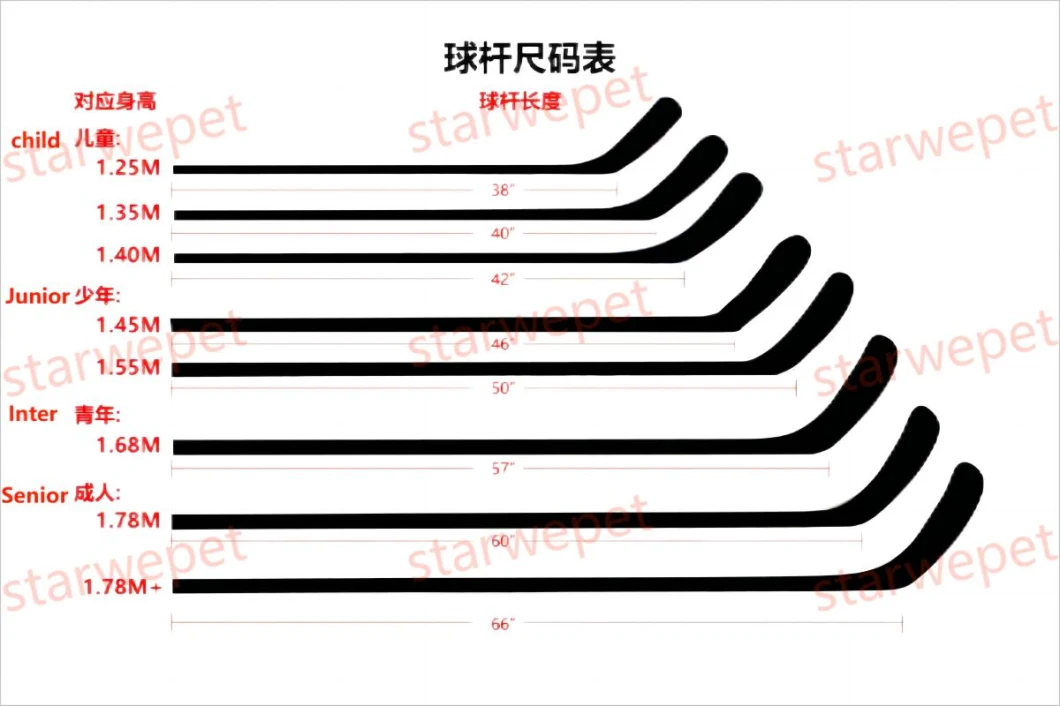 730g Carbon Fiber Material Goalie Sticks Made in China