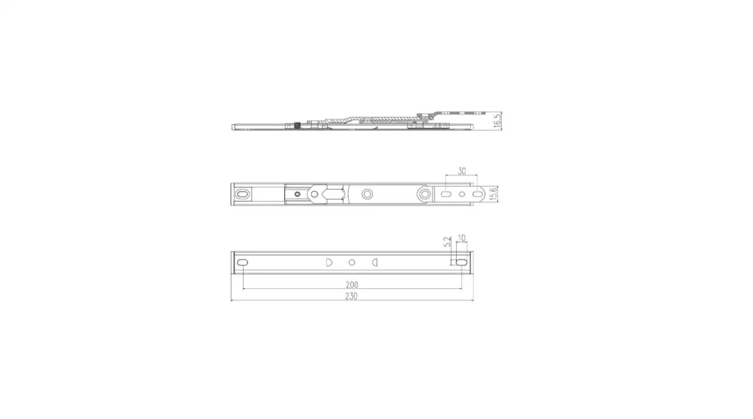 Stainless Steel Window Arm Friction Hinge 22mm Friction Stay Manufacturer