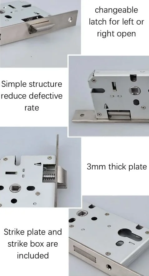 Stainless Steel Deadlocking Bolt Lock for Windows and Doors