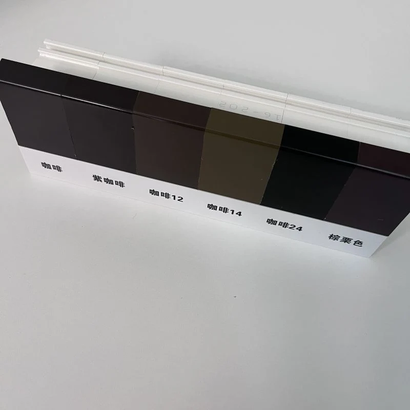 Gkbm 60 Casement Windows UPVC Profiles Brown