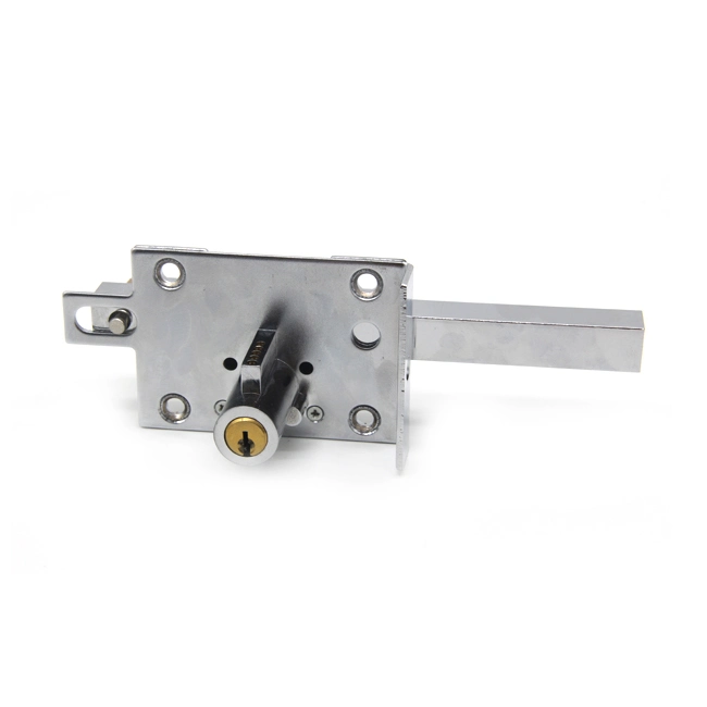 Mexico Model 100mm Brass Cylinder Barra Cerradura Left and Right Open Night Latch and Bolt Latch Chain Door Rim Lock