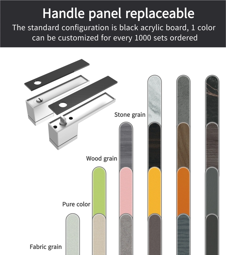 New Casement Window Door Aluminum Handle with Lock in Stock