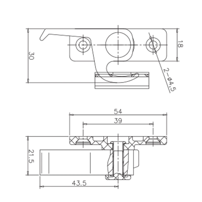 Aluminium Window Lock for Sliding Open