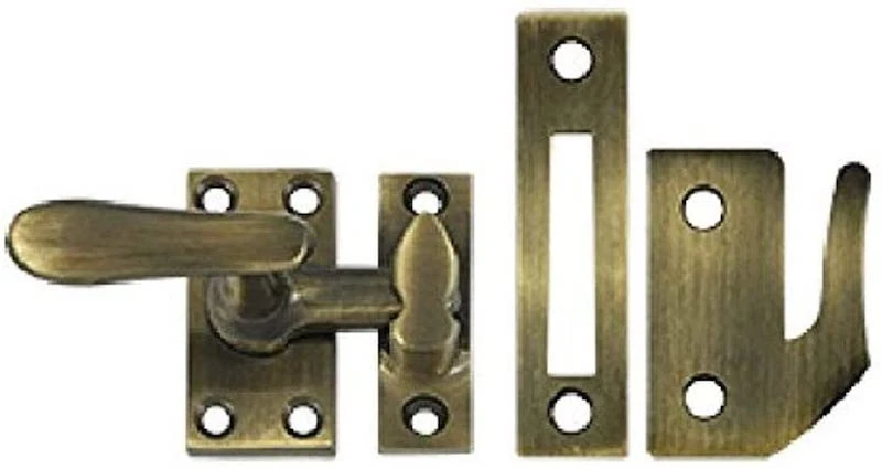 Door Solid Brass Wooden Barn Door Security Window Latches