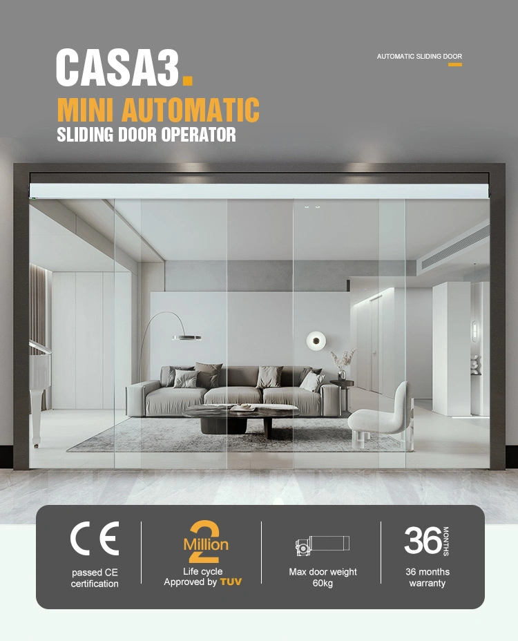 Brush Motor Automatic Sliding Door Machine Closer for Home &amp; Office Casa3