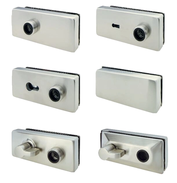 Double Side Lever Handle Glass Door Lock