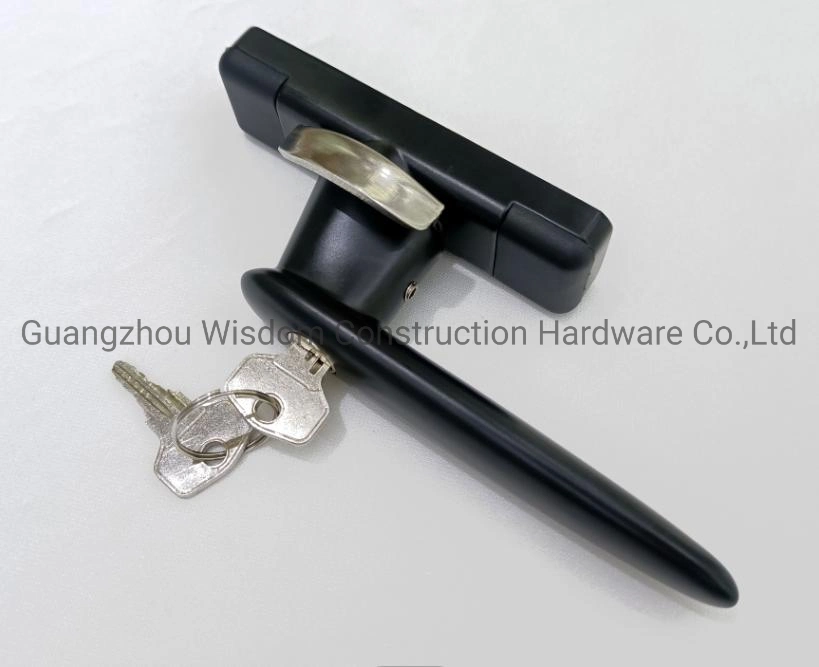 Window Lock with Key Crescent Design for Aluminum Sliding Windows and Doors Children Safety Crescent Lock