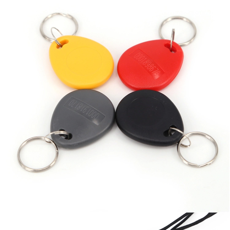 Customizable Printing &Size Lf125kHz T5577 IC RFID Key Tag Uid Changeable ABS Plastic Keyfob