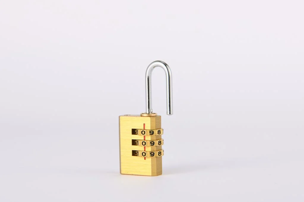 Hot Selling Brass 3 Digit Combination Lock Security Travel Padlock