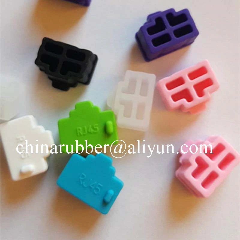 Silicone Rubber Plugs and Silicone Rubber Dust Covers for HDMI, RJ45, USB Port Rubber Products