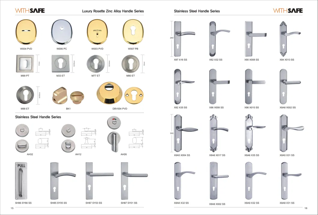 High Quality Stainless Steel Security Door Cylinder Cover (ZS5)