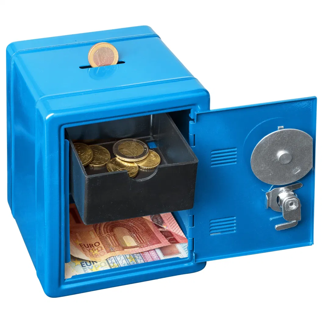 Mini Coin 2 Keys Black Pink Min Coin Piggy Bank Money Safe for Kids