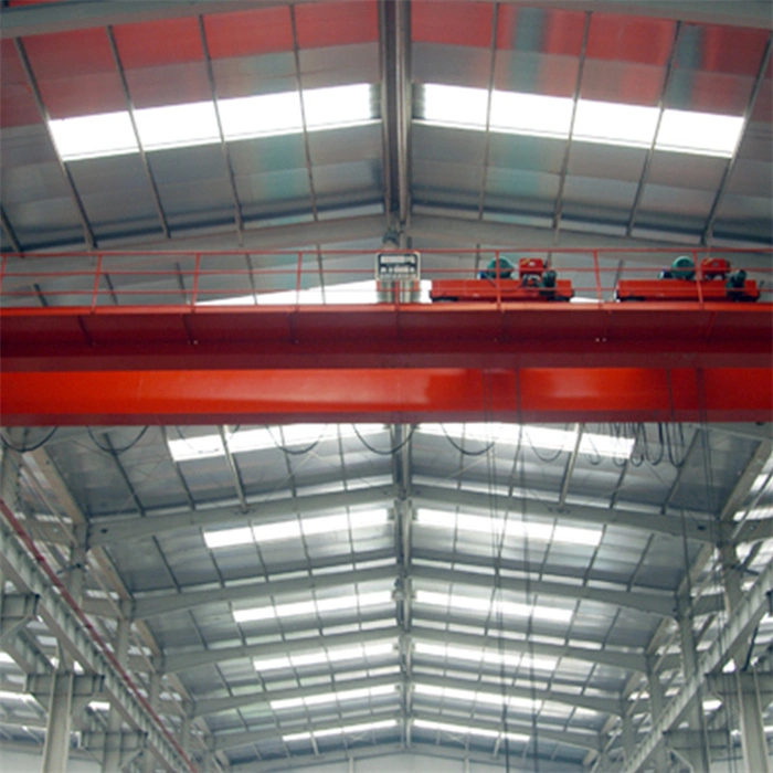 European Type Double Girder Winch Trolley Overhead Crane with Remote Control