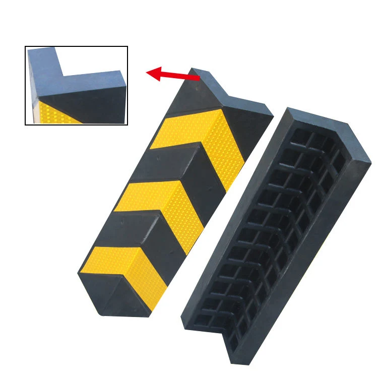 80cm Rubber Reflective Corner Guard