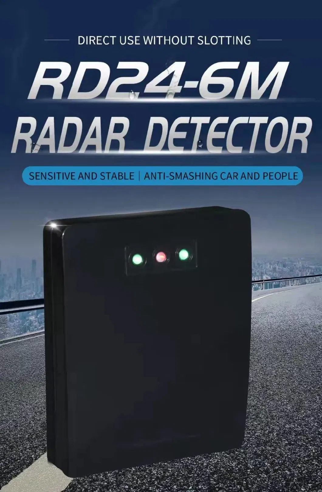 Adjustable Sensitivity Security Purpose Radar Detector for Parking Barrier Gates