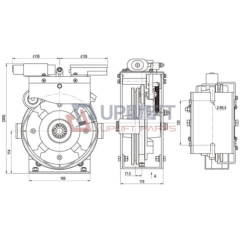 Elevator Two-Way Speed Limiter Elevator Overspeed Governor Ox-186