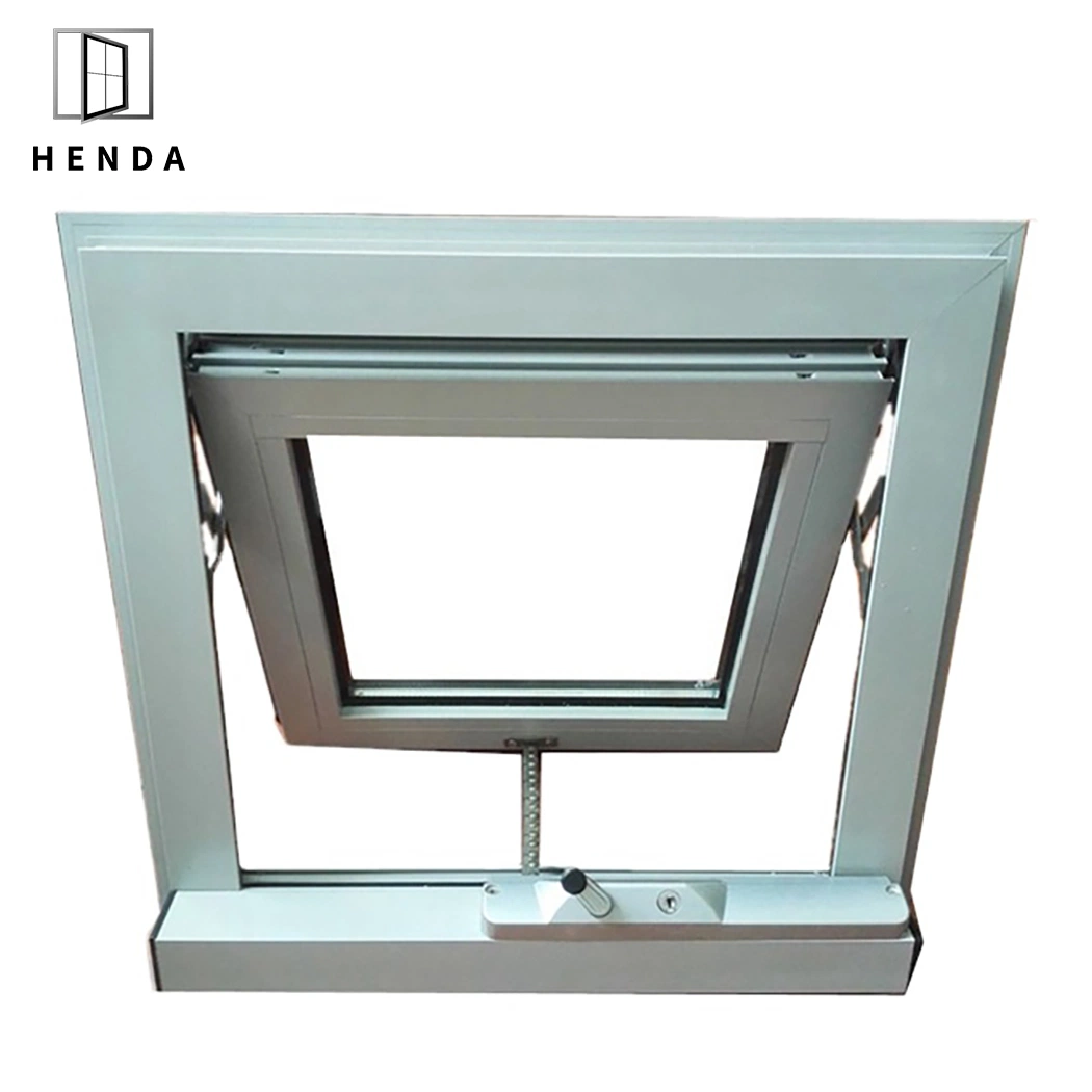 Australia Standard Aluminum Awning Metal Window with Winder Chain Lock Mosquito Net Awning/Casement/Sliding/Aluminum Window