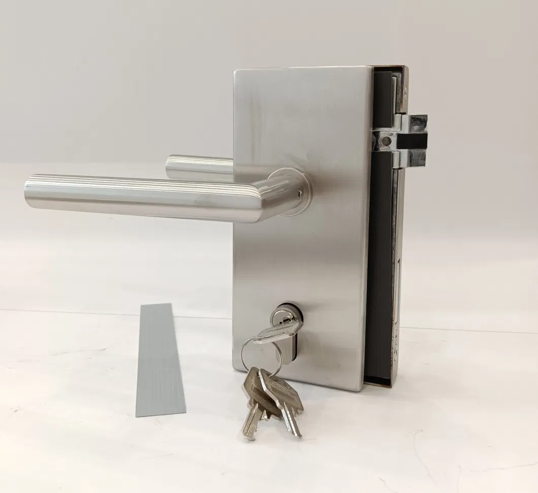 Hot Selling Zinc Alloy Glass Door Lock Aluminum Lock Door Handle Lock Hardware
