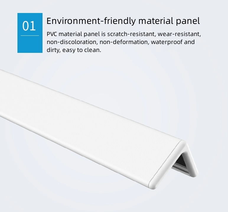 Safety Anti-Skid Protector Wall Angle Edge PVC Cover and Aluminium Corner Guard