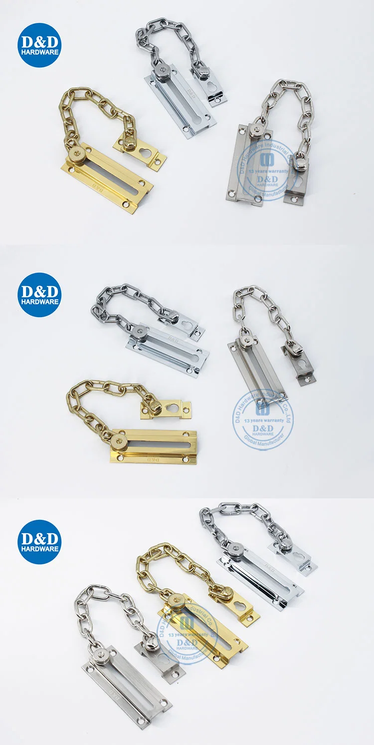 Polish Chrome Brass Safety Door Chain