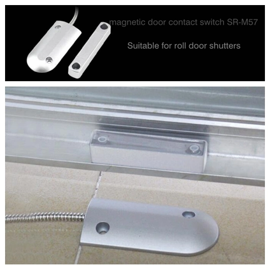 Buried or Surface Type Rolling Door/Window Magnetic Contact Sensor Switch