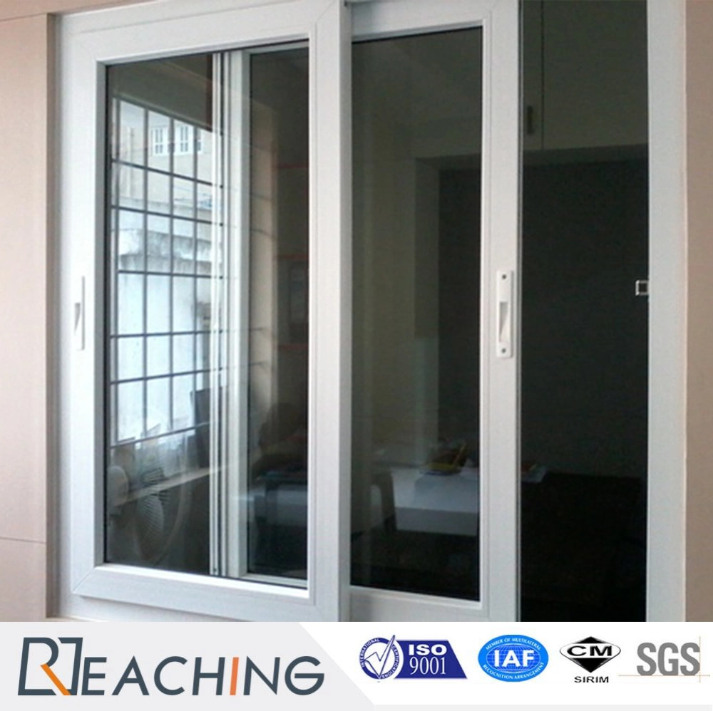 Hight Quality Conch Brand UPVC/PVC Plastic Sliding Window with Latch Lock