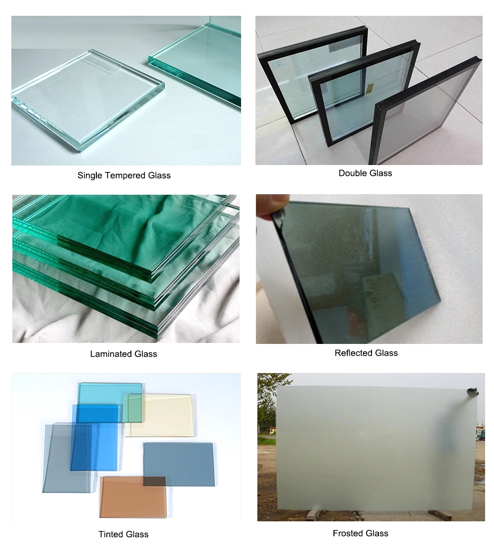 Simple Design Aluminum Sliding Window Casement Glass Casement Windows Building Casement Window with Wind Stay