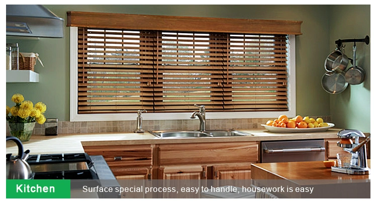 50mm Wood White Blinds High Quantity Window Treatments