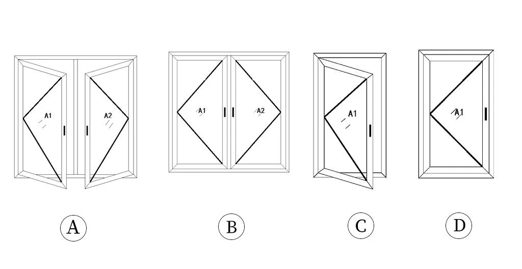 Wholesale Windows and Doors UPVC Plastic Window Price