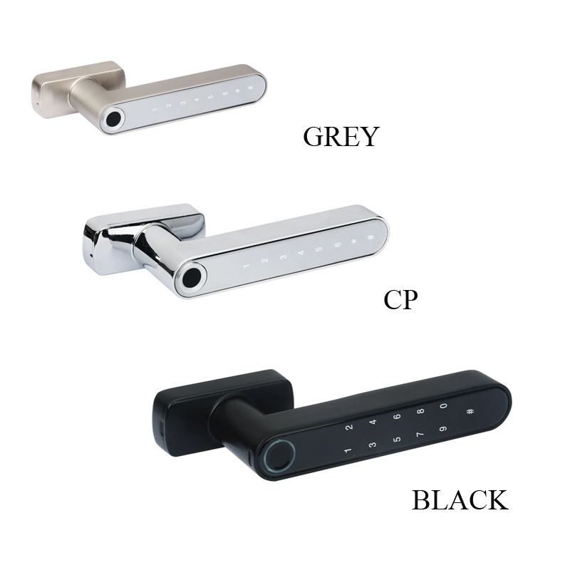 Zinc-Alloy Material Silver Color Fingerprint Password Lock Suit for Alum. Door and Window