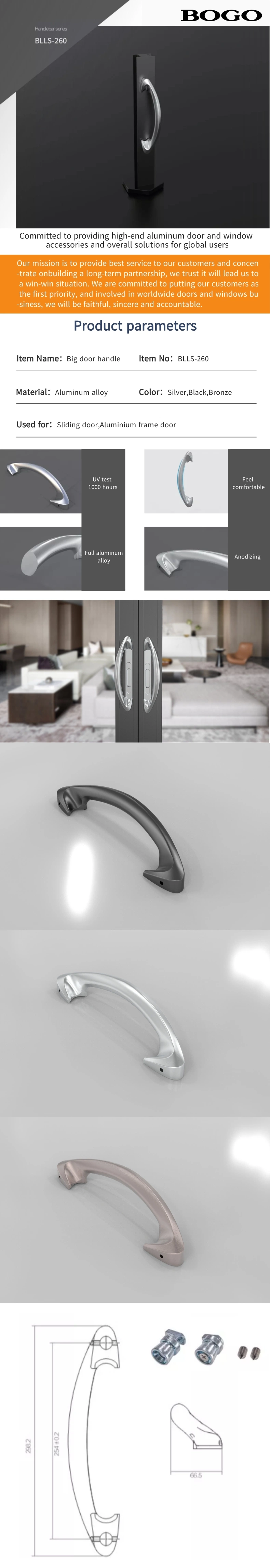 Door Pull Handle for Sliding Door of Balcony